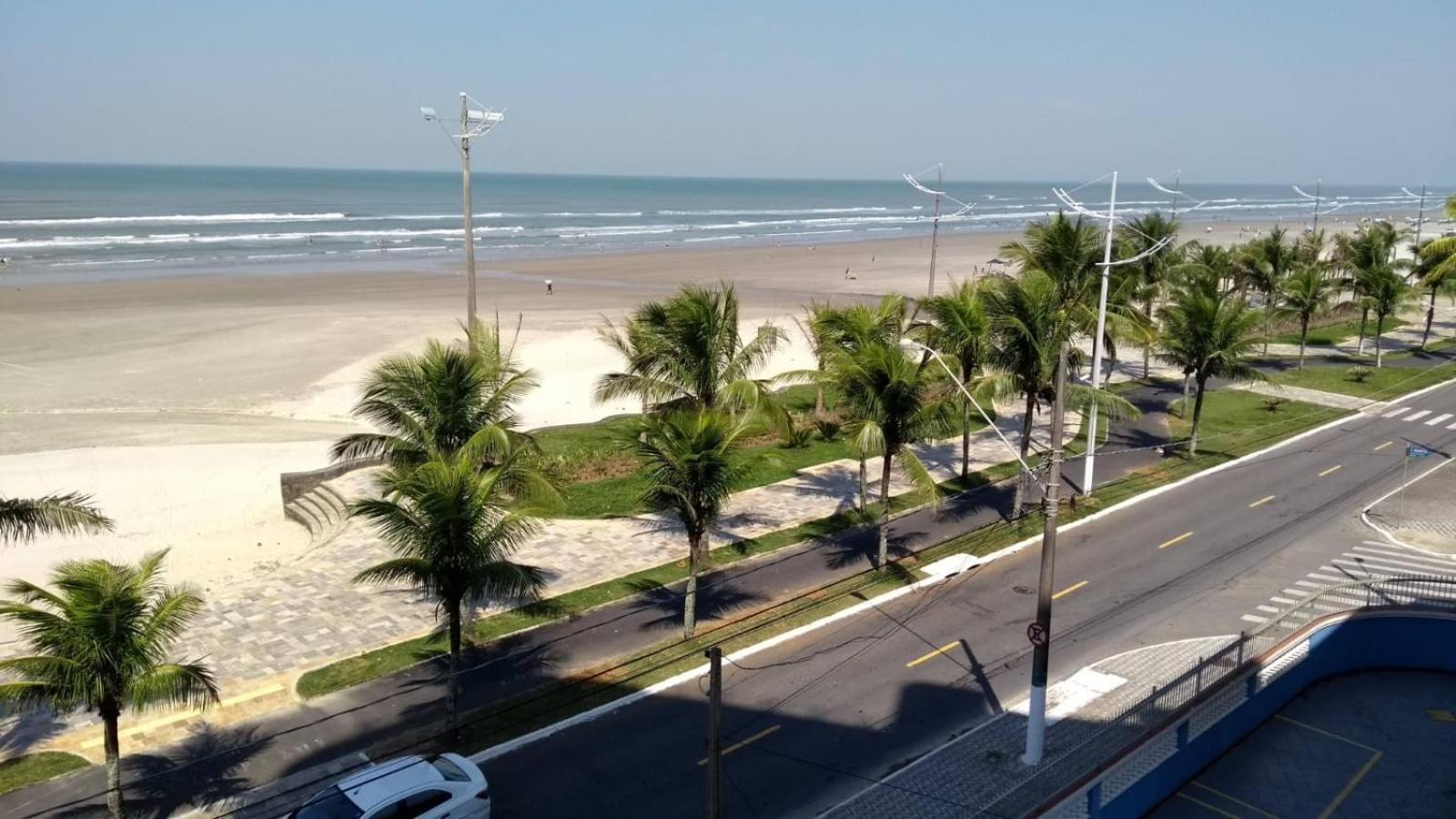 Frente pro mar apartamento completo Praia Grande  Esterno foto